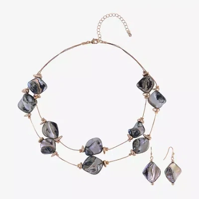 Mixit Womens 2-pc. Jewelry Set In Neutral