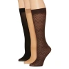 Mixit Womens 3 Pair Trouser Socks In Brown