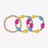 Mixit Womens 3-pc. Bracelet Set In Multi