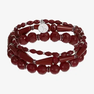 Mixit Womens 3-pc. Bracelet Set In Red