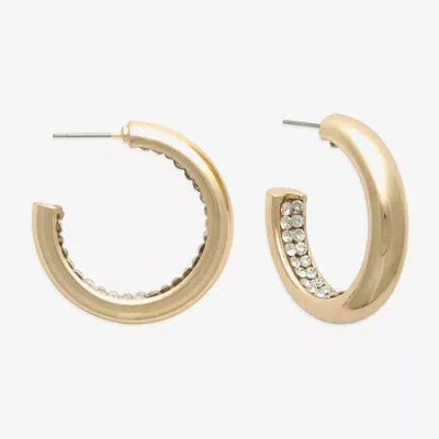 Mixit Womens 30.8mm Hypoallergenic Hoop Earrings In Gold
