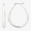 Mixit Womens 31.7mm Hypoallergenic Hoop Earrings In Gray