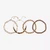 Mixit Womens 4-pc. Bracelet Set In Brown
