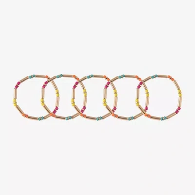 Mixit Womens 5-pc. Bracelet Set In Multi
