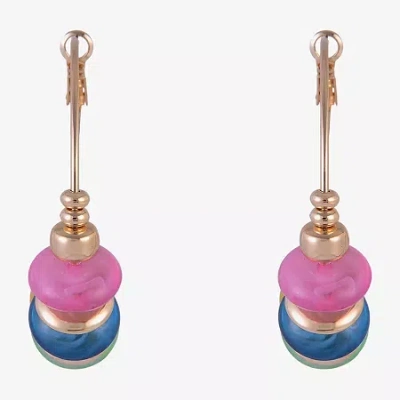 Mixit Womens 51mm Hoop Earrings In Metallic