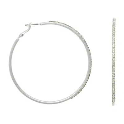Mixit Womens 62mm Hypoallergenic Hoop Earrings In Metallic