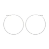 Mixit Womens 70mm Hypoallergenic Hoop Earrings In Metallic