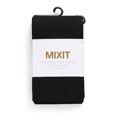 Mixit Womens 80 Denier 1 Pair Tights In Black