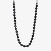 Mixit Womens Black 17 Inch Collar Necklace In Black