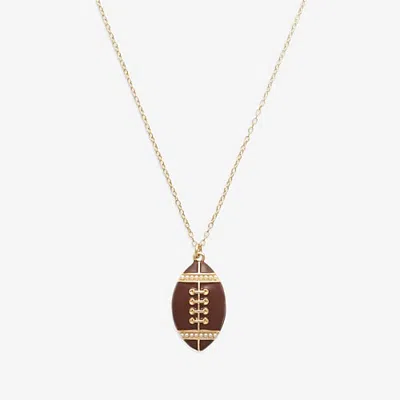 Mixit Womens Cubic Zirconia 18 Inch Pendant Necklace In Yellow