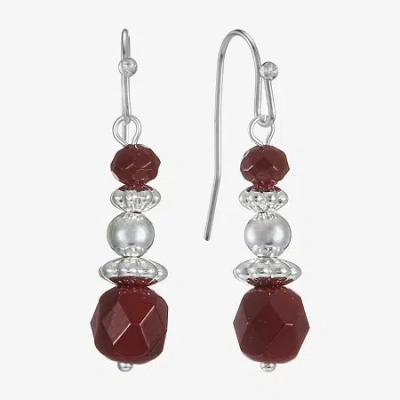 Mixit Womens Drop Earrings In Brown