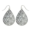 Mixit Womens Drop Earrings In Gray