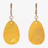 Mixit Womens Drop Earrings In Yellow