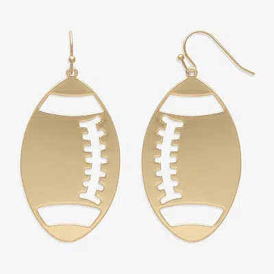 Mixit Womens Drop Earrings In Yellow