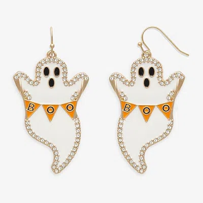 Mixit Womens Drop Earrings In Yellow