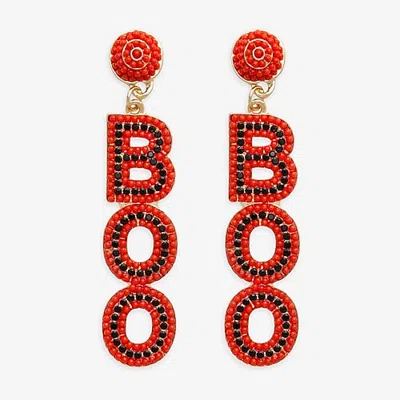 Mixit Womens Drop Earrings In Yellow