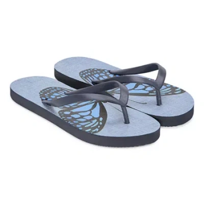 Mixit Womens Flip-flops In Blue