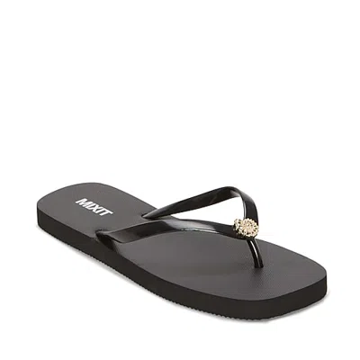 Mixit Womens Flip-flops In Black