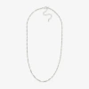 Mixit Womens Hypoallergenic 16 Inch Chain Necklace In Silver