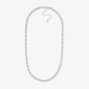 Mixit Womens Hypoallergenic 18 Inch Rope Chain Necklace In Metallic