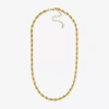 Mixit Womens Hypoallergenic 18 Inch Rope Chain Necklace In Gold