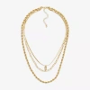 Mixit Womens Hypoallergenic 20 Inch Strand Necklace In Gold