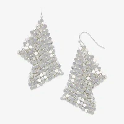 Mixit Womens Hypoallergenic Drop Earrings In Gray