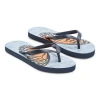 Mixit Womens Print Flip-flops In Blue