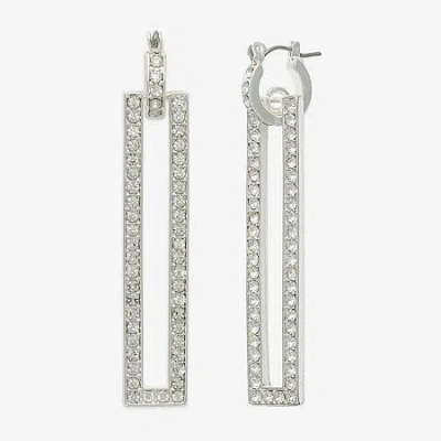 Mixit Womens Rectangular Drop Earrings In Metallic