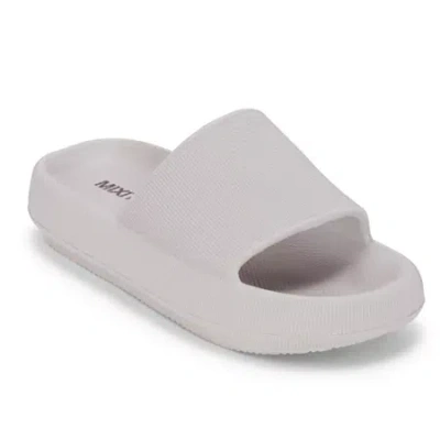Mixit Womens Slide Sandals In Gray
