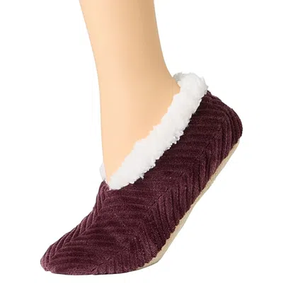Mixit Womens Slipper Socks In Red