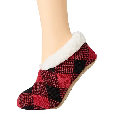 Mixit Womens Slipper Socks In Red