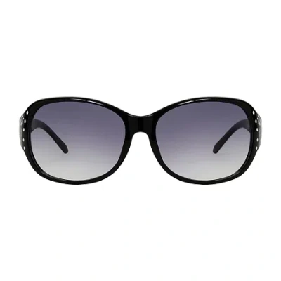 Mixit Womens Uv Protection Rectangular Sunglasses In Black