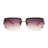 Mixit Womens Uv Protection Rectangular Sunglasses In Pink