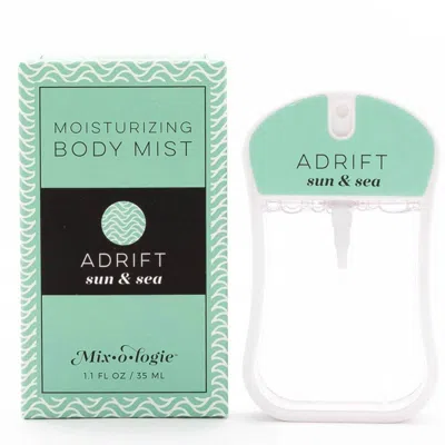Mixologie Adrift (sun & Sea) Moisturizing Body Mist In Mint In Green