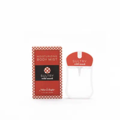 Mixologie Sultry (wild Musk) Moisturizing Body Mist In Red