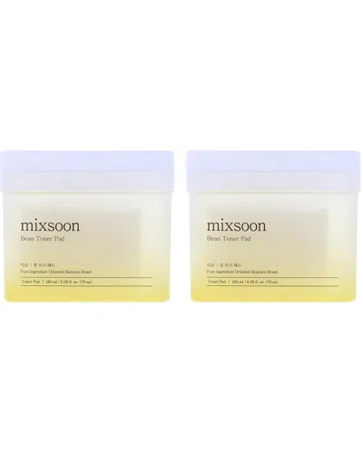 Mixsoon 70pc Bean Toner Pad - Pack Of 2 In Transparent