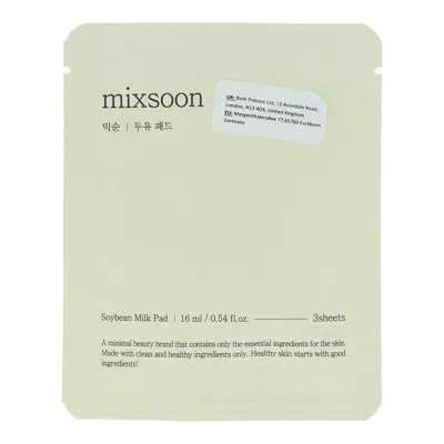 Mixsoon Ladies Soy Bean Milk Pads 3pcs Skin Care 8809732911439