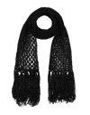 Mi.ya Miya Woman Scarf Black Size - Viscose, Metallic Polyester