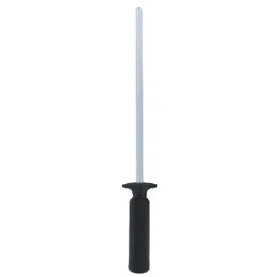 Miyabi 23 Cm Sharpening Steel In Black;silver