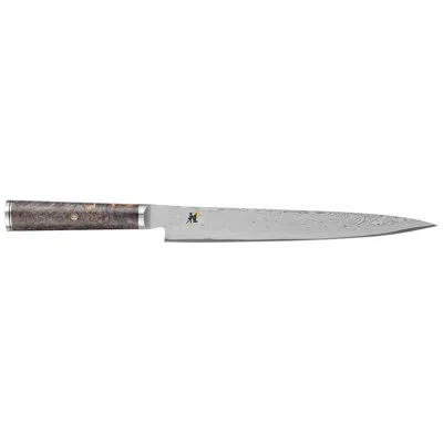 Miyabi 5000mcd67 9.5-inch Slicing Knife In Dark Brown