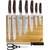 Miyabi 6000mct Artisan 10-piece Knife Block Set In Brown