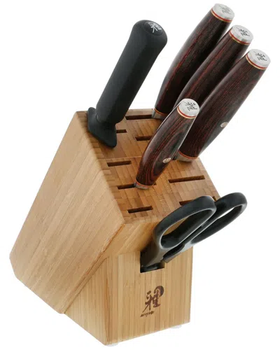 Miyabi Artisan 7pc Knife Block Set In Brown