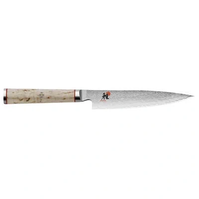 Miyabi Birchwood Sg2 5-inch Utility Knife In Brown