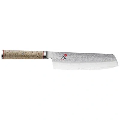 Miyabi Birchwood Sg2 6.5-inch Nakiri Knife In Brown
