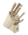 MIYABI MIYABI BIRCHWOOD SG2 7PC KNIFE BLOCK SET