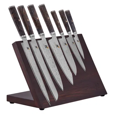 Miyabi Black 5000mcd67 10-pc Knife Block Set In Brown