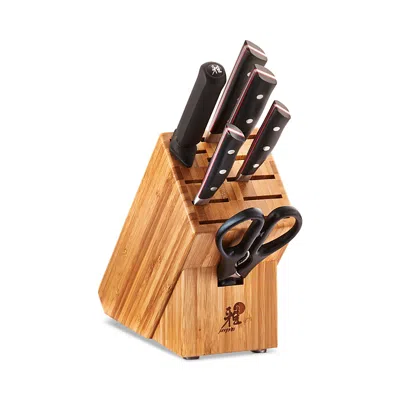 Miyabi Evolution 7-piece Knife Block Set In Silver