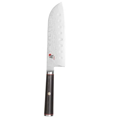 Miyabi Kaizen 5.5 Granton Santoku Hollow Edge In Black