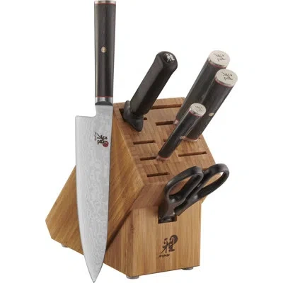 Miyabi Kaizen 7-piece Knife Block Set In Animal Print